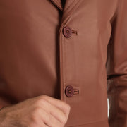 Classmith Cappotto in Pelle da Uomo – Vista prodotto alternativa 6