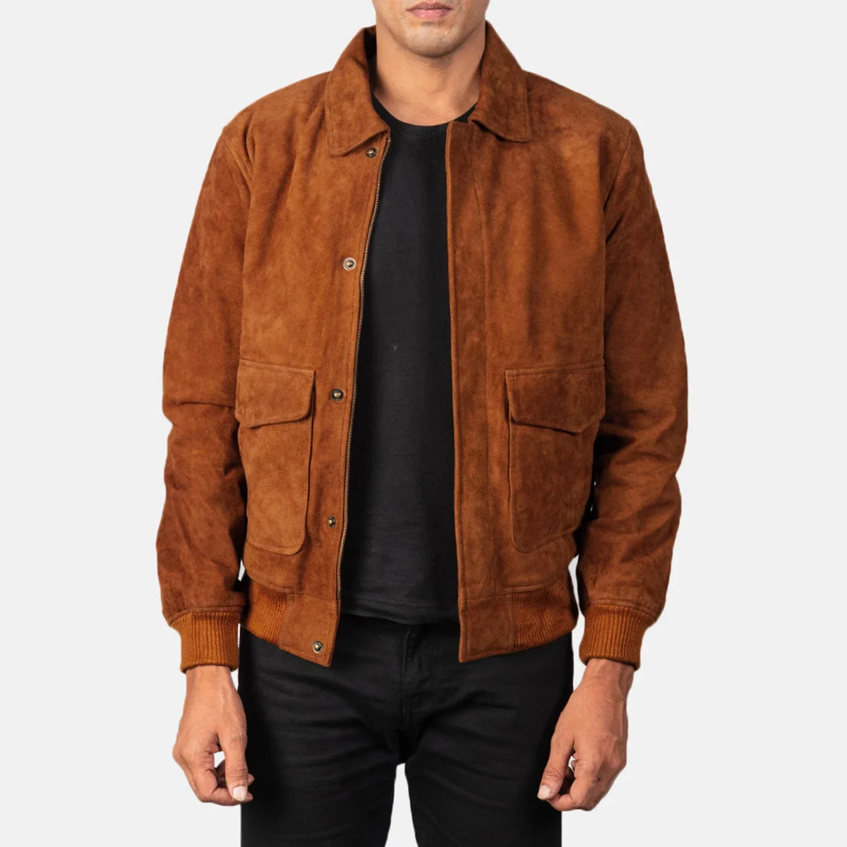 Coffmen Bomber in Pelle da Uomo – Vista prodotto alternativa 1