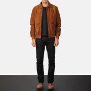 Coffmen Bomber in Pelle da Uomo – Vista prodotto alternativa 3