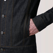 
Vista interna Showing Quilted Viscose Lining & Due tasche interne funzionali