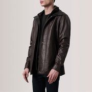 Connor Cappotto in Pelle da Uomo – Vista prodotto alternativa 3