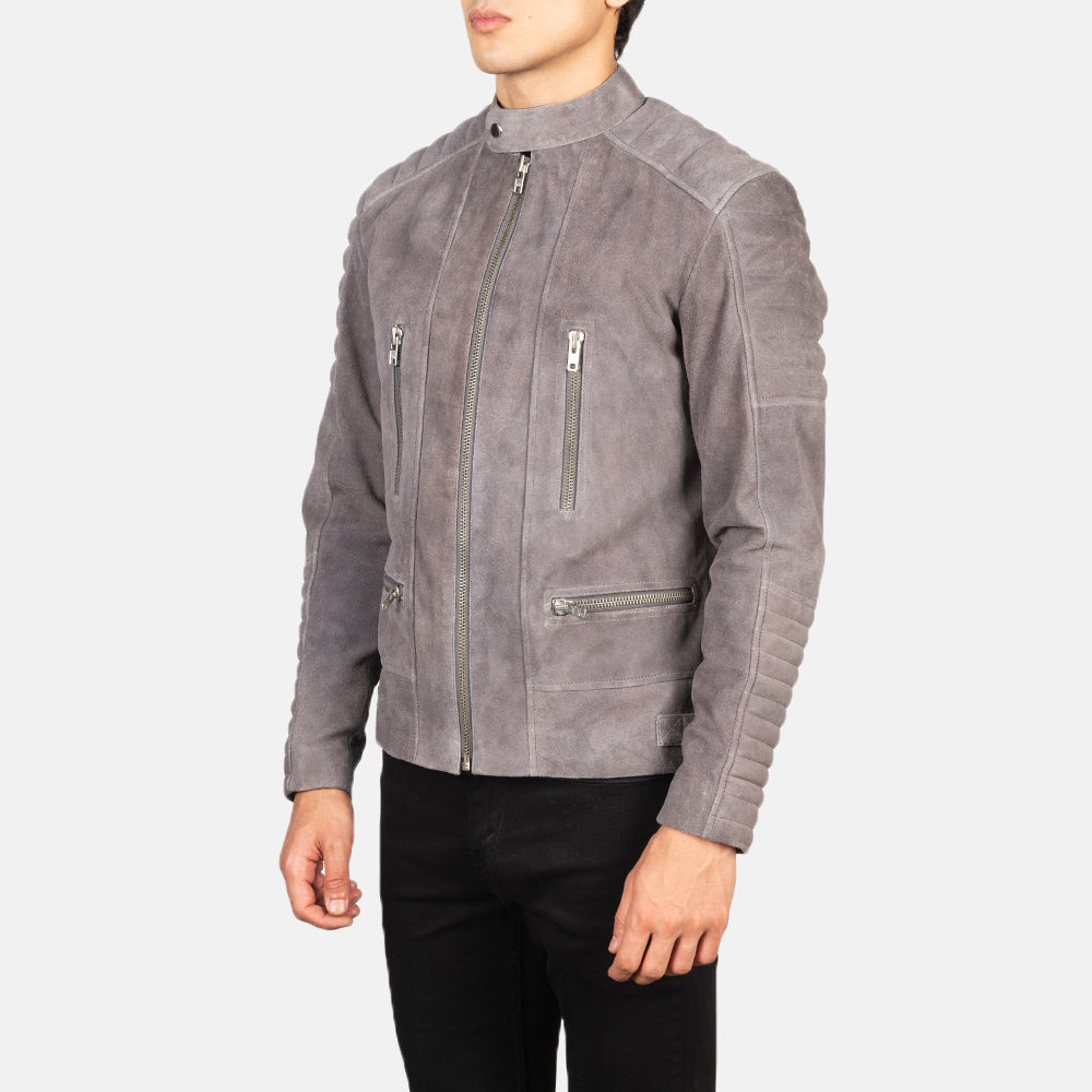 Damian Giacca Biker in Pelle da Uomo – Vista prodotto alternativa 2