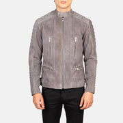 Damian Giacca Biker in Pelle da Uomo – Vista prodotto alternativa 4