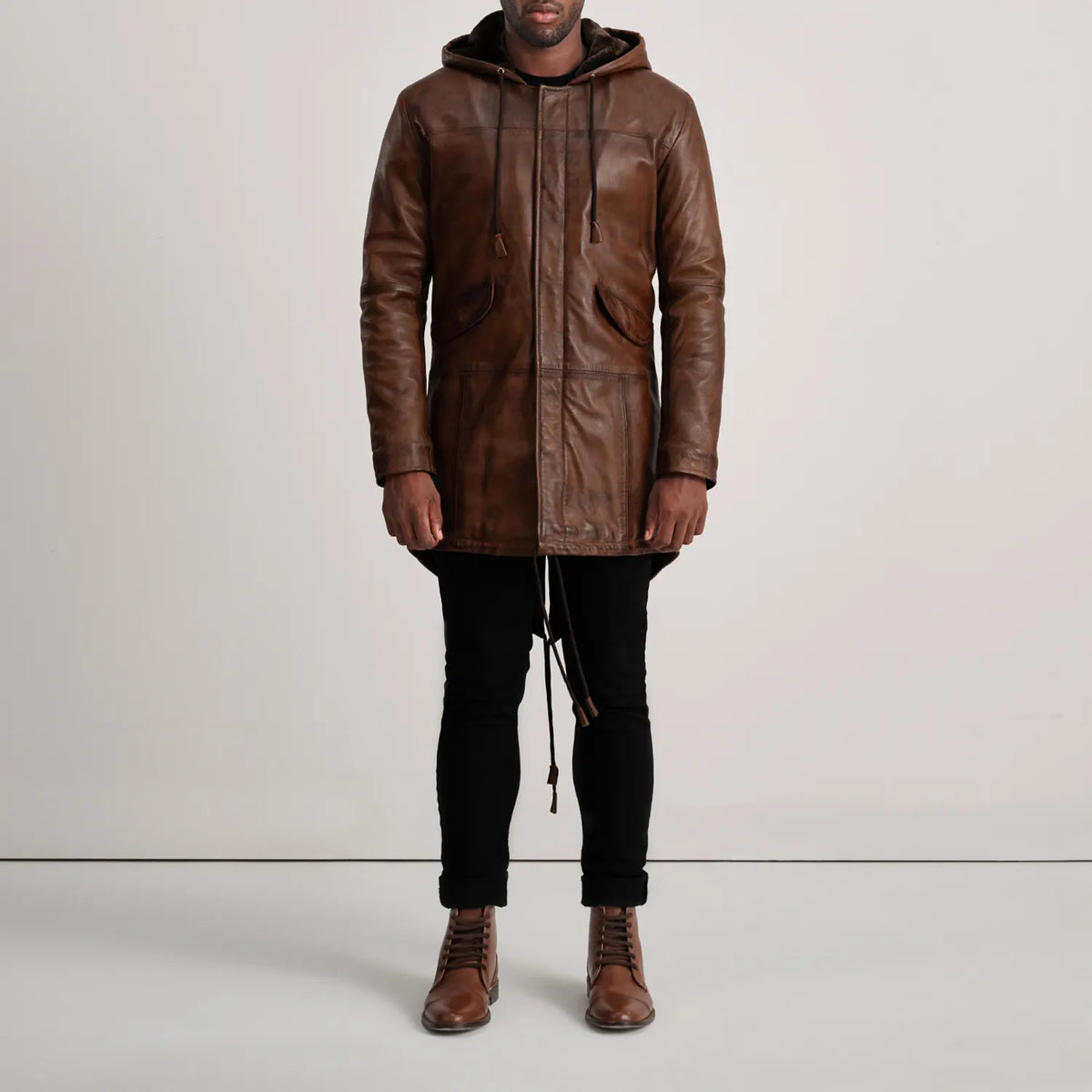 Delvin Giacca in Pelle da Uomo – Vista prodotto alternativa 3