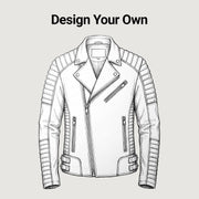 
Design Your Own Giacca in Pelle da Donna - Vista frontale e silhouette sartoriale | Acquista online