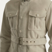 
Vista interna Showing Quilted Polyester Lining & Due tasche interne funzionali