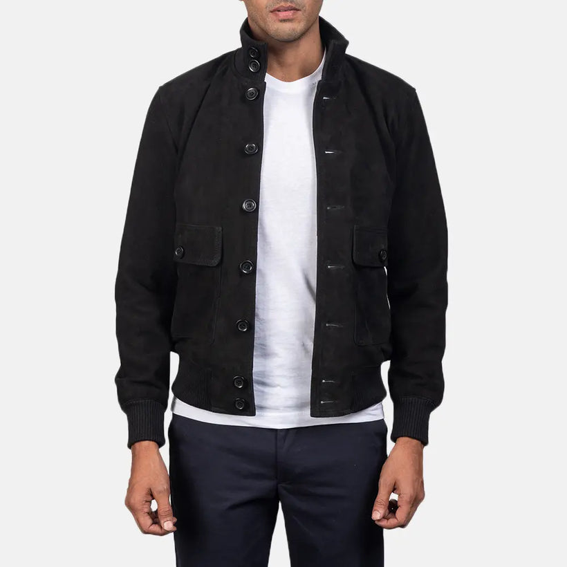 Eaton Bomber in Pelle da Uomo