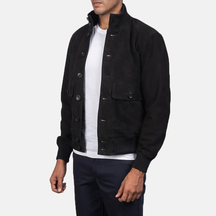 Eaton Bomber in Pelle da Uomo