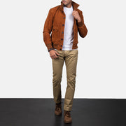 Eaton Bomber in Pelle da Uomo – Vista prodotto alternativa 4