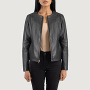 
Elixir Collarless Giacca in Pelle da Donna – alternate product view 1