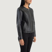 
Elixir Collarless Giacca in Pelle da Donna – alternate product view 2