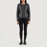
Elixir Collarless Giacca in Pelle da Donna – alternate product view 3