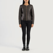 
Elixir Collarless Giacca in Pelle da Donna – alternate product view 3