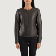 
Elixir Collarless Giacca in Pelle da Donna – alternate product view 4