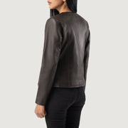
Elixir Collarless Giacca in Pelle da Donna – alternate product view 5