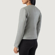 
Elixir Collarless Giacca in Pelle da Donna – alternate product view 3