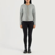 
Elixir Collarless Giacca in Pelle da Donna – alternate product view 4