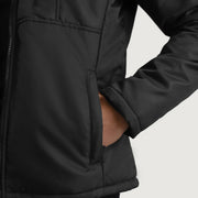 Vista interna Showing Quilted Viscose Lining &amp; Dual Inside Utility Storage Pockets