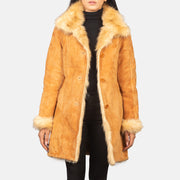 
Erica Shearling Cappotto in Pelle da Donna - Vista frontale e silhouette sartoriale | Acquista online