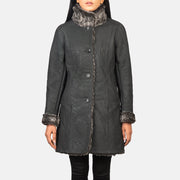 
Erica Shearling Cappotto in Pelle da Donna – alternate product view 4