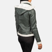 
Fiona Hooded Giacca in Shearling da Donna – alternate product view 5