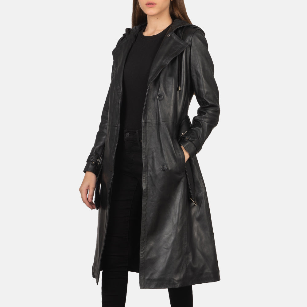 Design Your Own Giacca in Pelle da Donna - Vista frontale e silhouette sartoriale | Acquista online