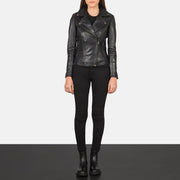 Flashback Giacca Biker in Pelle da Donna – Vista prodotto alternativa 3