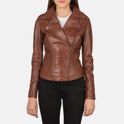 Flashback Giacca Biker in Pelle da Donna – Vista prodotto alternativa 1