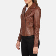 Flashback Giacca Biker in Pelle da Donna – Vista prodotto alternativa 2