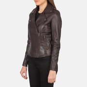 Flashback Giacca Biker in Pelle da Donna – Vista prodotto alternativa 2