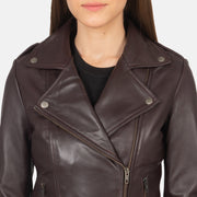 Flashback Giacca Biker in Pelle da Donna – Vista prodotto alternativa 6