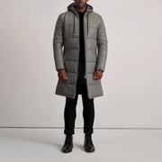 
Floyd Cappotto in Pelle Cuoio Puffer Giacca in Pelle da Uomo – alternate product view 3