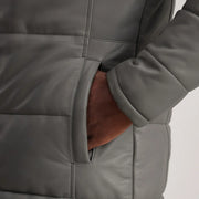 
Floyd Cappotto in Pelle Cuoio Puffer Giacca in Pelle da Uomo – alternate product view 6