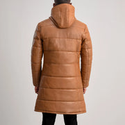 
Floyd Cappotto in Pelle Cuoio Puffer Giacca in Pelle da Uomo – alternate product view 5