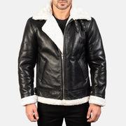 Francis B-3 Nero Bomber in Pelle da Uomo – Vista prodotto alternativa 1