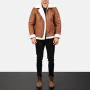 Francis B-3 Nero Bomber in Pelle da Uomo – Vista prodotto alternativa 3