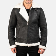 Francis B-3 Nero Bomber in Pelle da Uomo – Vista prodotto alternativa 1