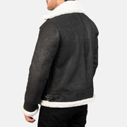 Francis B-3 Nero Bomber in Pelle da Uomo – Vista prodotto alternativa 5