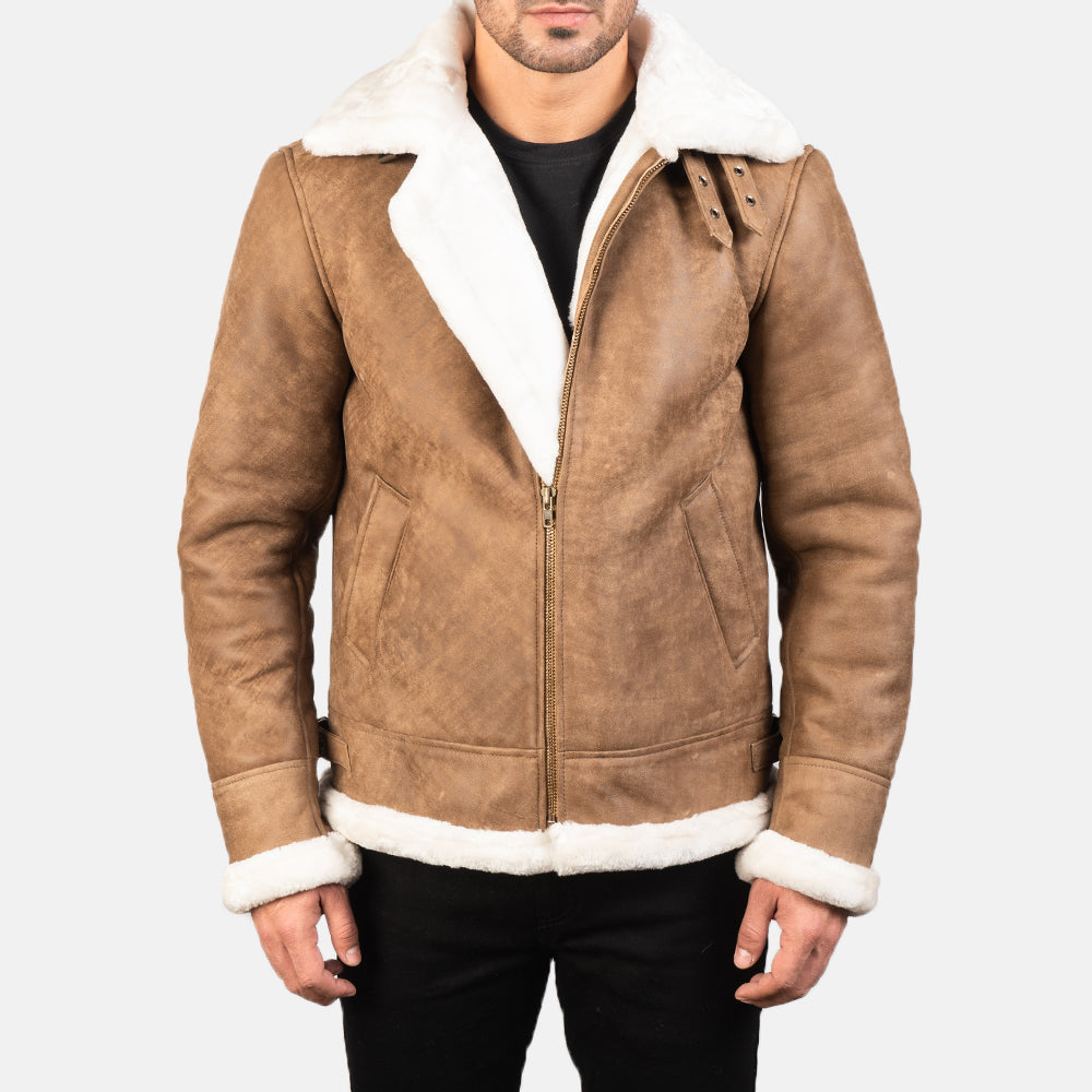 Francis B-3 Nero Bomber in Pelle da Uomo – Vista prodotto alternativa 1