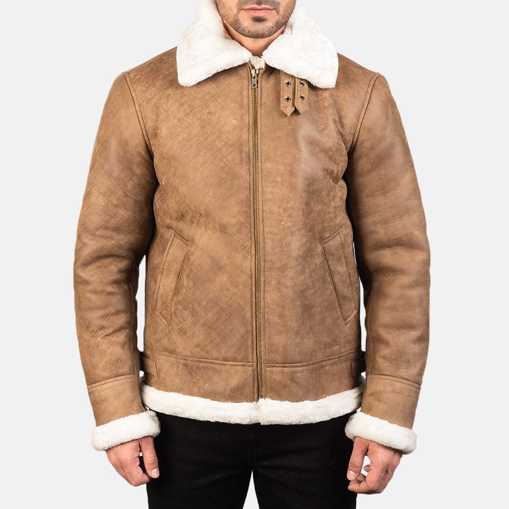 Francis B-3 Nero Bomber in Pelle da Uomo – Vista prodotto alternativa 4