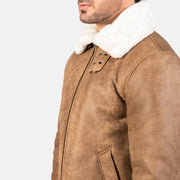 Francis B-3 Nero Bomber in Pelle da Uomo – Vista prodotto alternativa 6