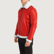 Francis B-3 Nero Bomber in Pelle da Uomo – Vista prodotto alternativa 2