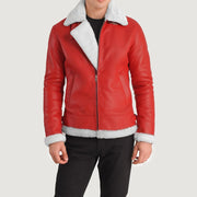 Francis B-3 Nero Bomber in Pelle da Uomo – Vista prodotto alternativa 4