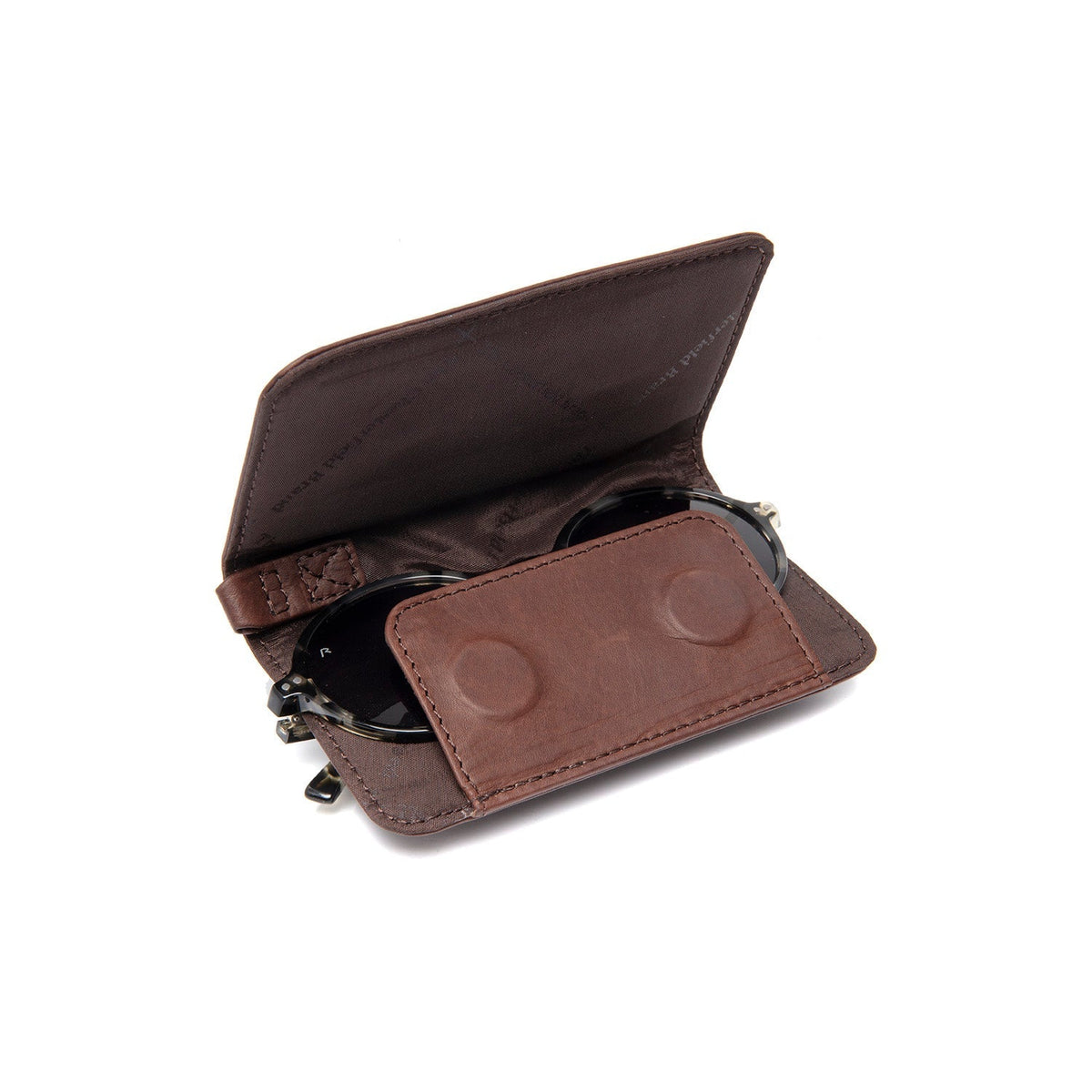 Brown Glasses Case Maplewood da Donna, front view