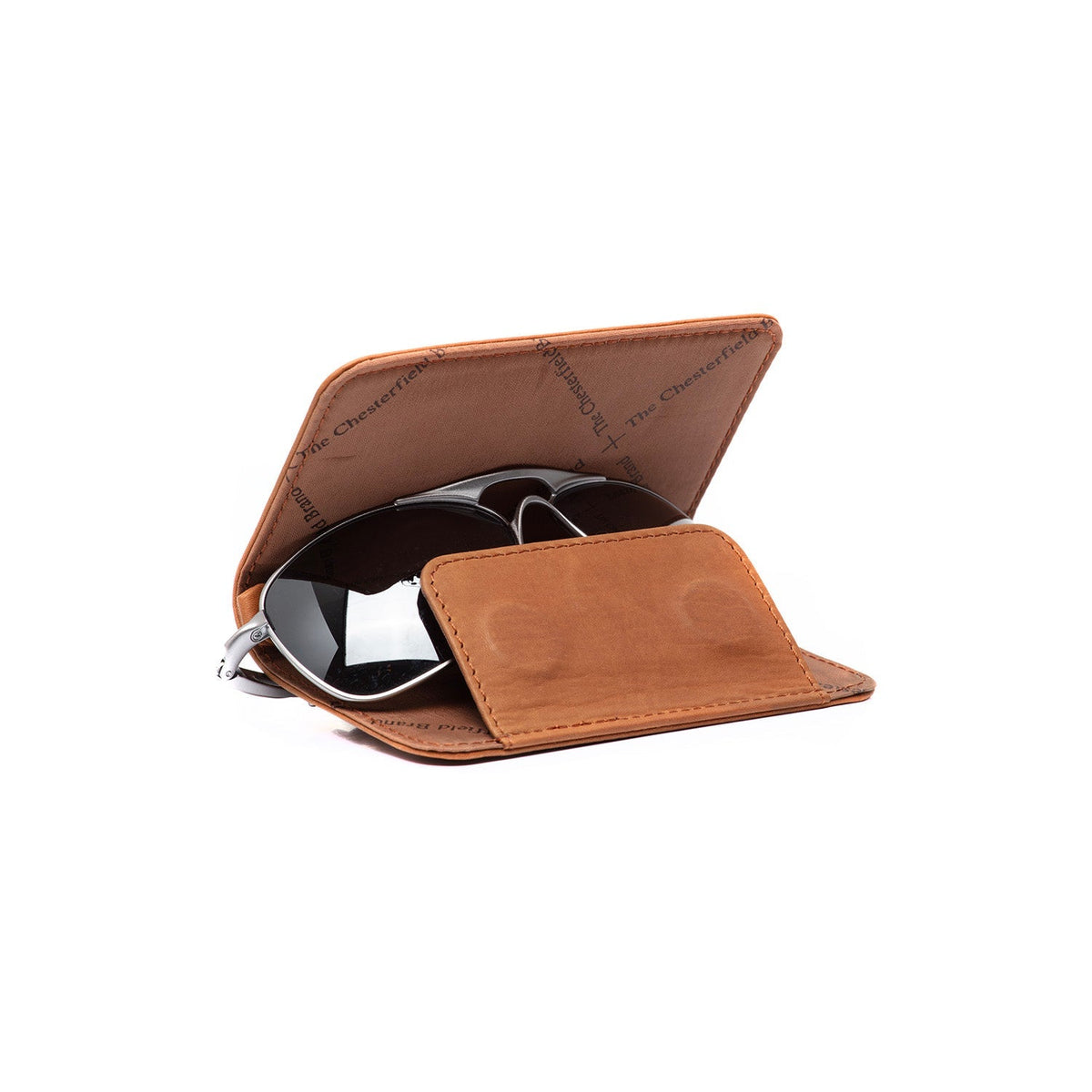 Cognac Glasses Case Maplewood da Donna, front view