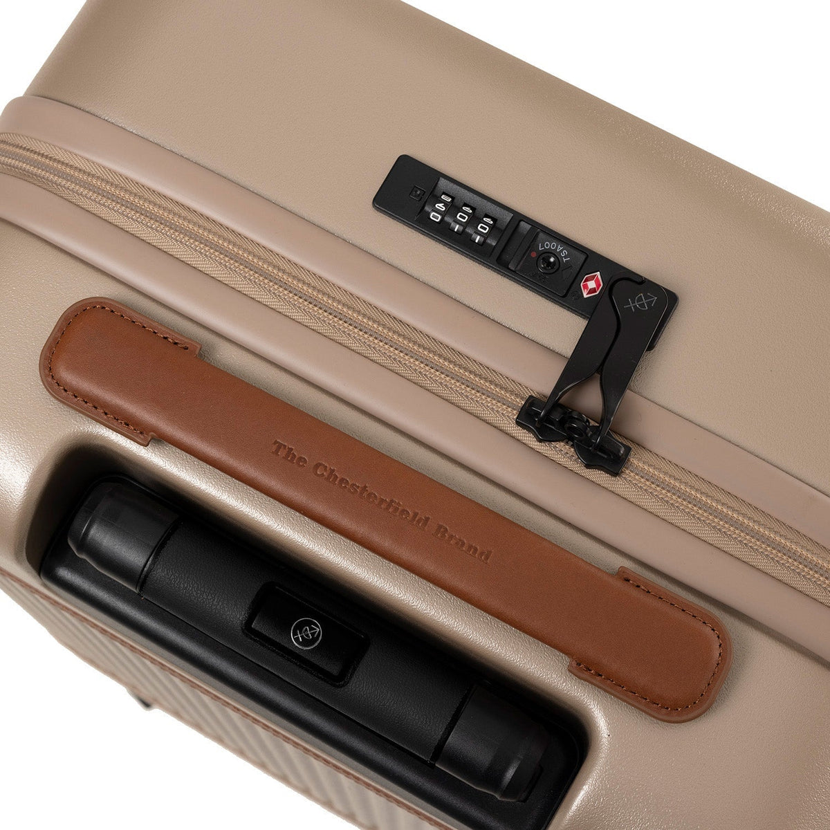 Tailored Rib Cuffs &amp; Hem Craftsmanship Construction Detail on Hand Luggage Suitcase Zuna da Donna