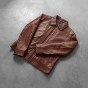 Inferno Leather Brown Jacket – Vista prodotto alternativa 7