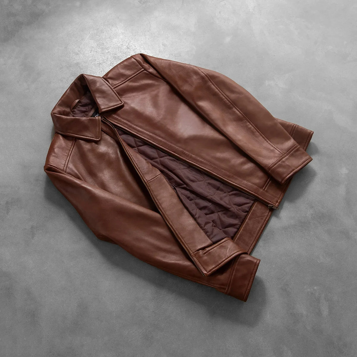 Inferno Leather Brown Jacket – Vista prodotto alternativa 8
