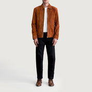 Inferno Leather Brown Jacket – Vista prodotto alternativa 4