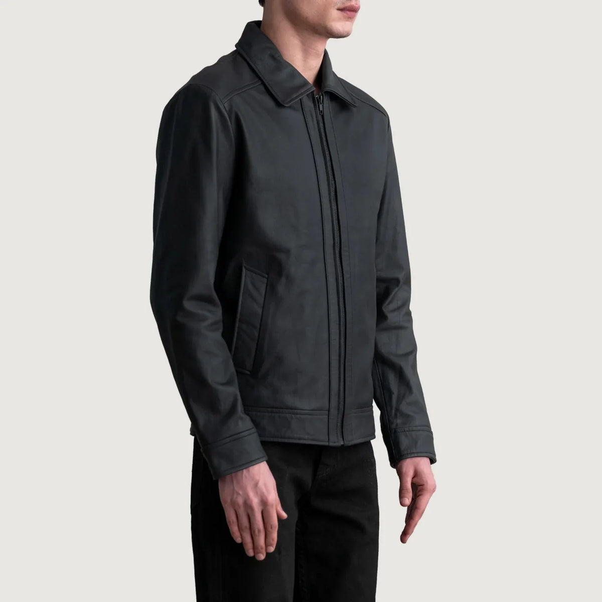 Inferno Leather Brown Jacket – Vista prodotto alternativa 2